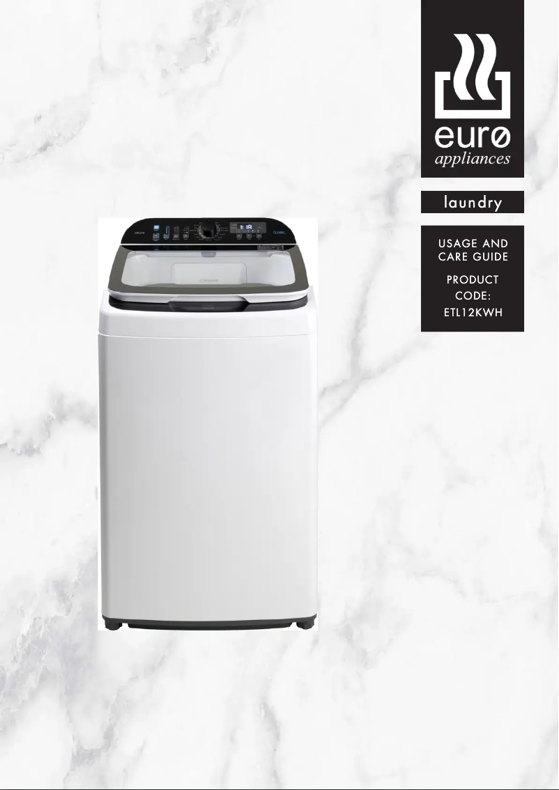 Page 1 de la notice Manuel utilisateur Euro Appliances ETL12KWH