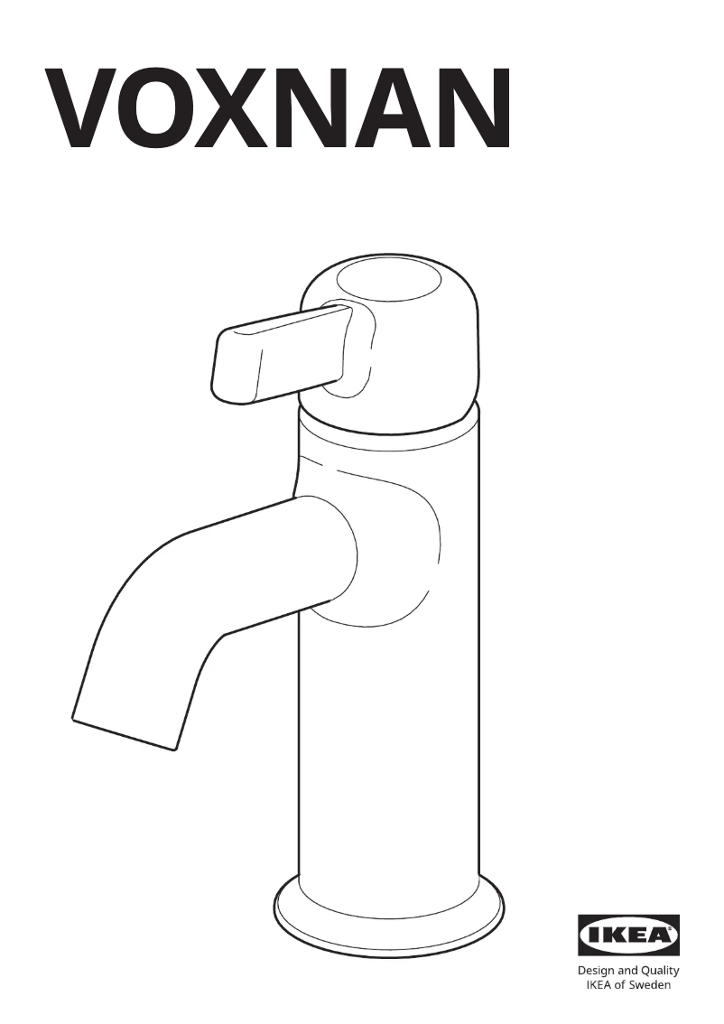 Image de la première page du manuel de l'appareil VOXNAN 205.332.62