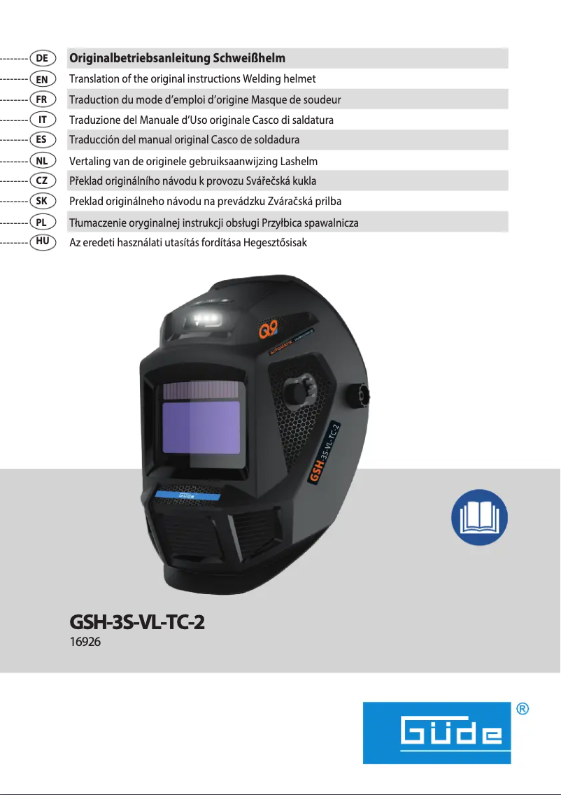 Page 1 de la notice Manuel utilisateur Güde GSH-3S-VL-TC-2