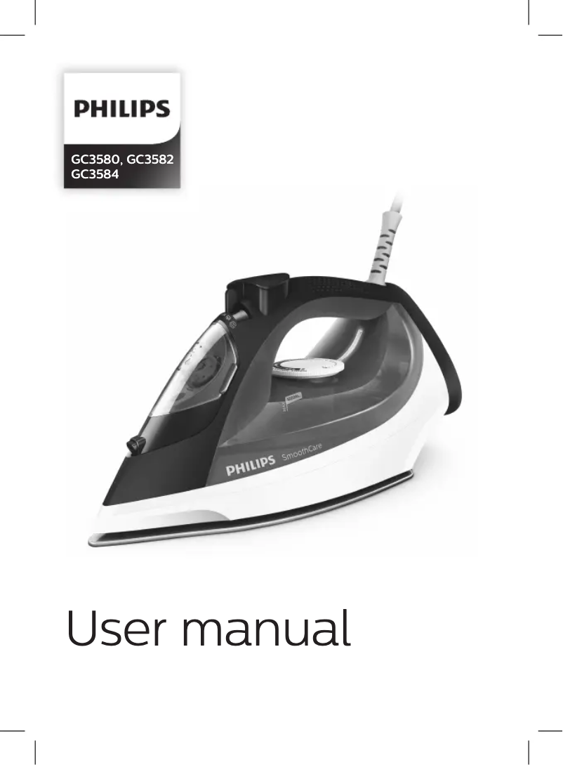 Page n°1 - Manuel utilisateur Philips SmoothCare GC3582