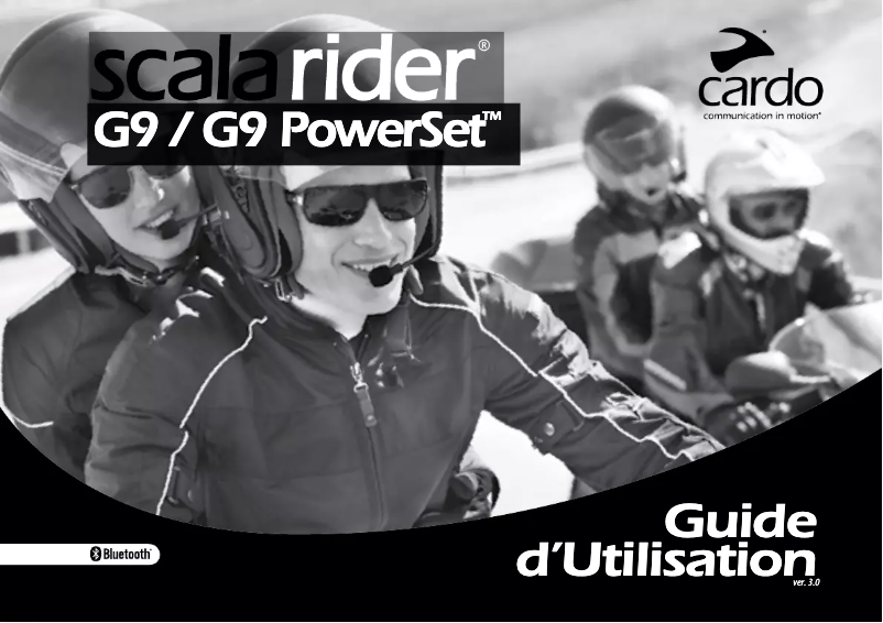 Page 1 de la notice Manuel utilisateur Cardo Scala rider G9