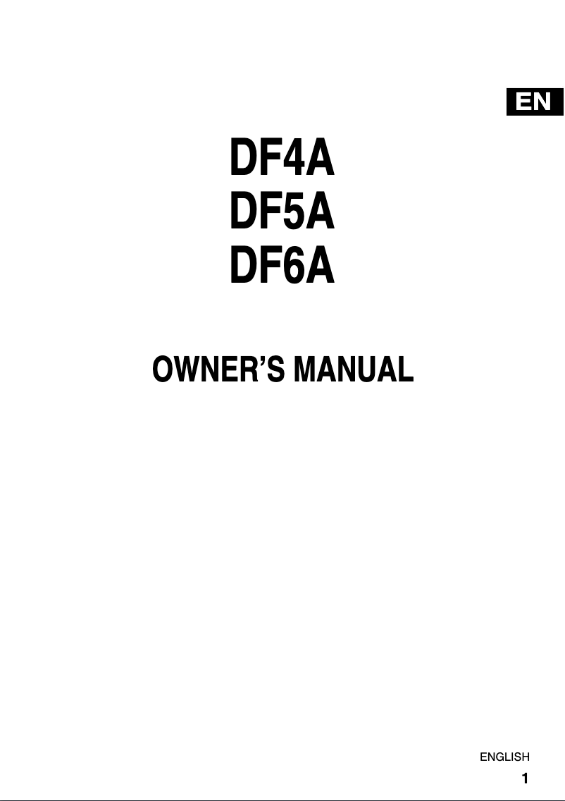 Image de la première page du manuel de l'appareil DF4A