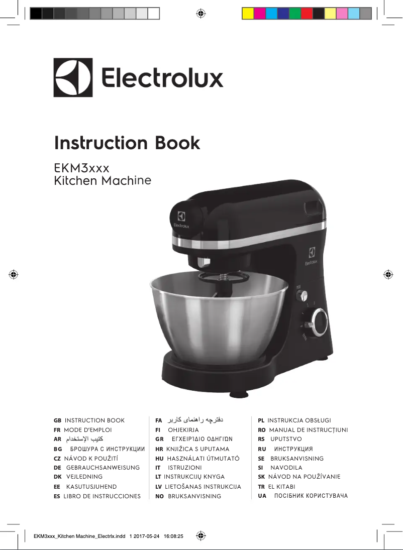 Page n°1 - Manuel utilisateur Electrolux EKM3010