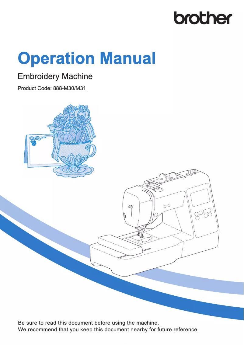 Page 1 de la notice Manuel utilisateur Brother Innov-is M230E