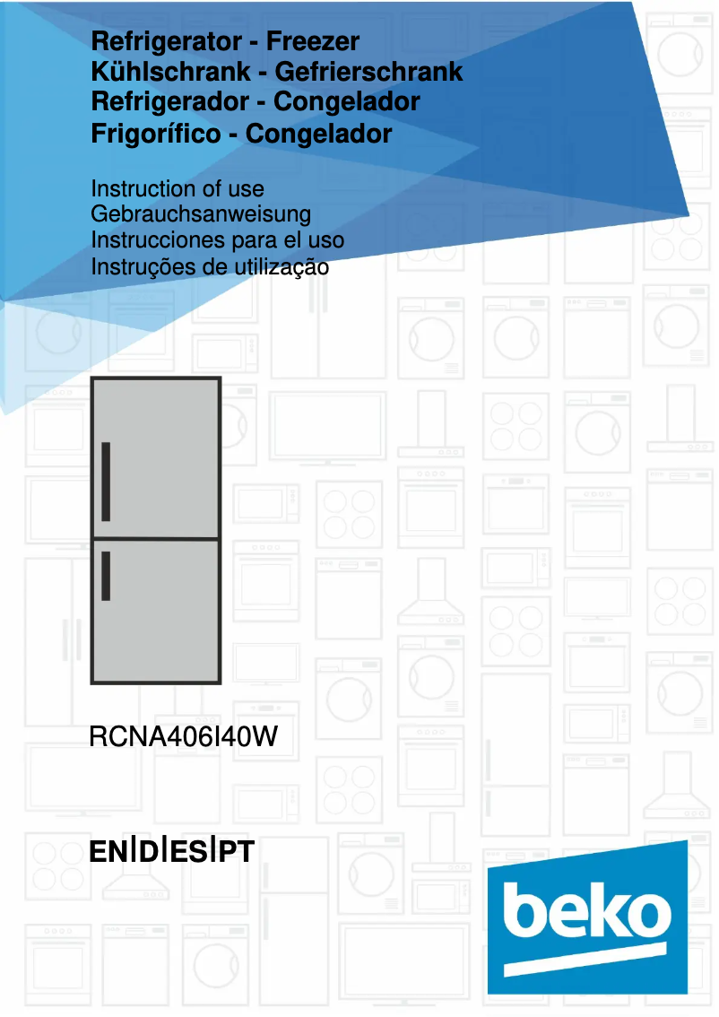 Image de la première page du manuel de l'appareil RCNA406I40W