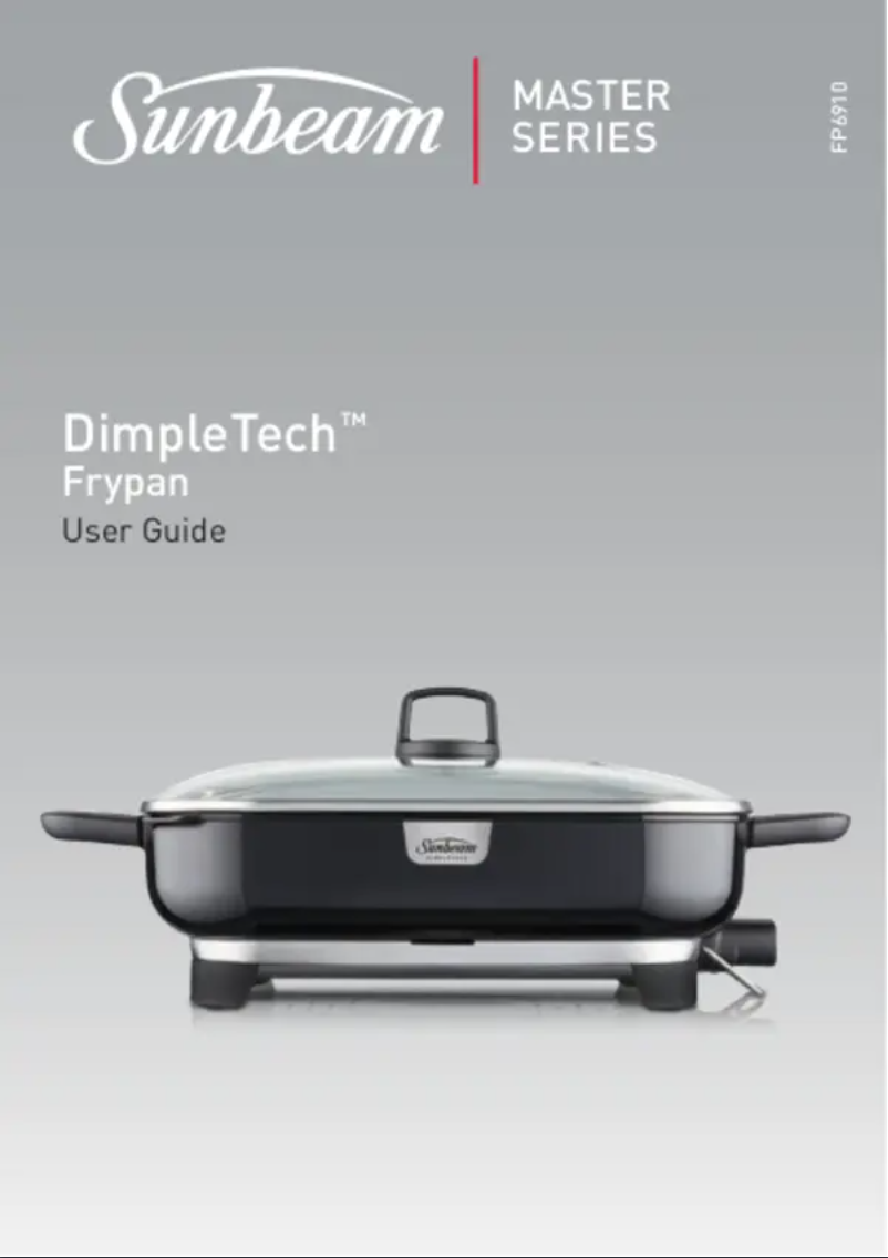 Page 1 de la notice Manuel utilisateur Sunbeam Carveasy Classic EK4000