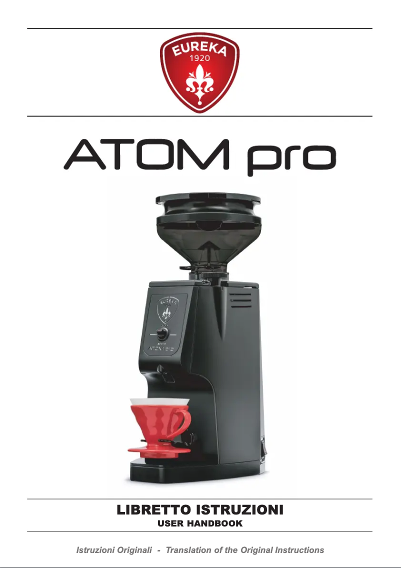 Image de la première page du manuel de l'appareil Atom Pro