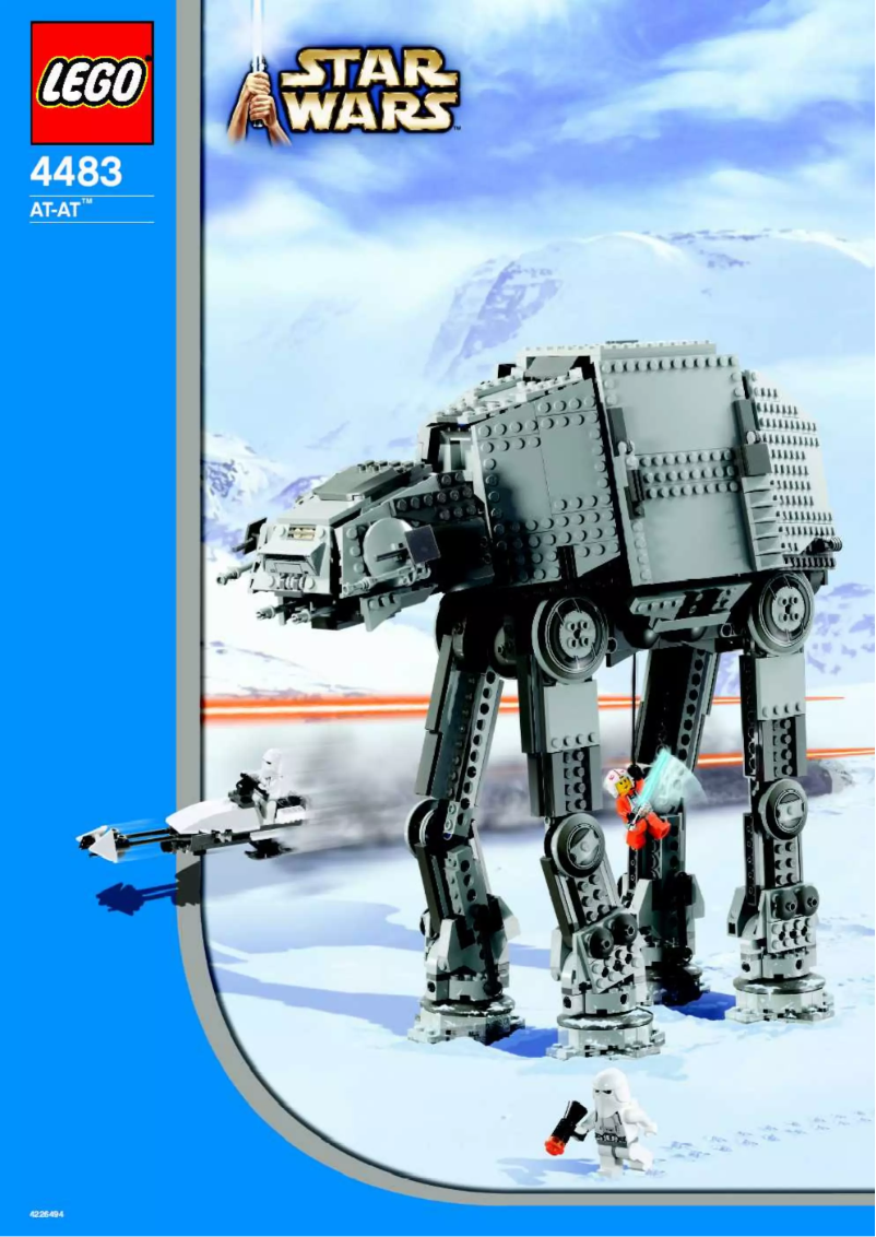 Page 1 de la notice Manuel utilisateur Lego Star Wars 4483