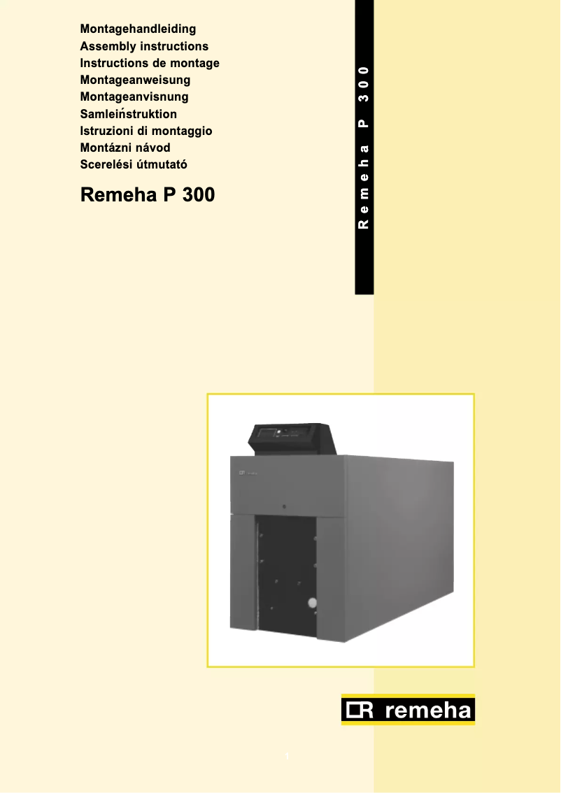 Página 1 del manual Manual de usuario Remeha P 300