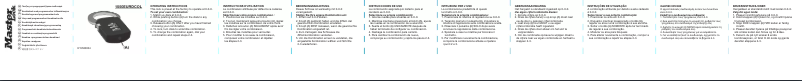 Page 1 de la notice Manuel utilisateur Master Lock 1550EURDCOL