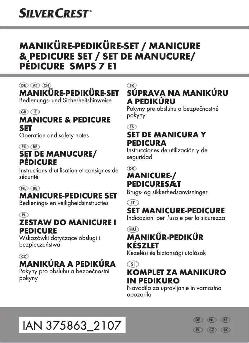 Image de la première page du manuel de l'appareil SMPS 7 E1