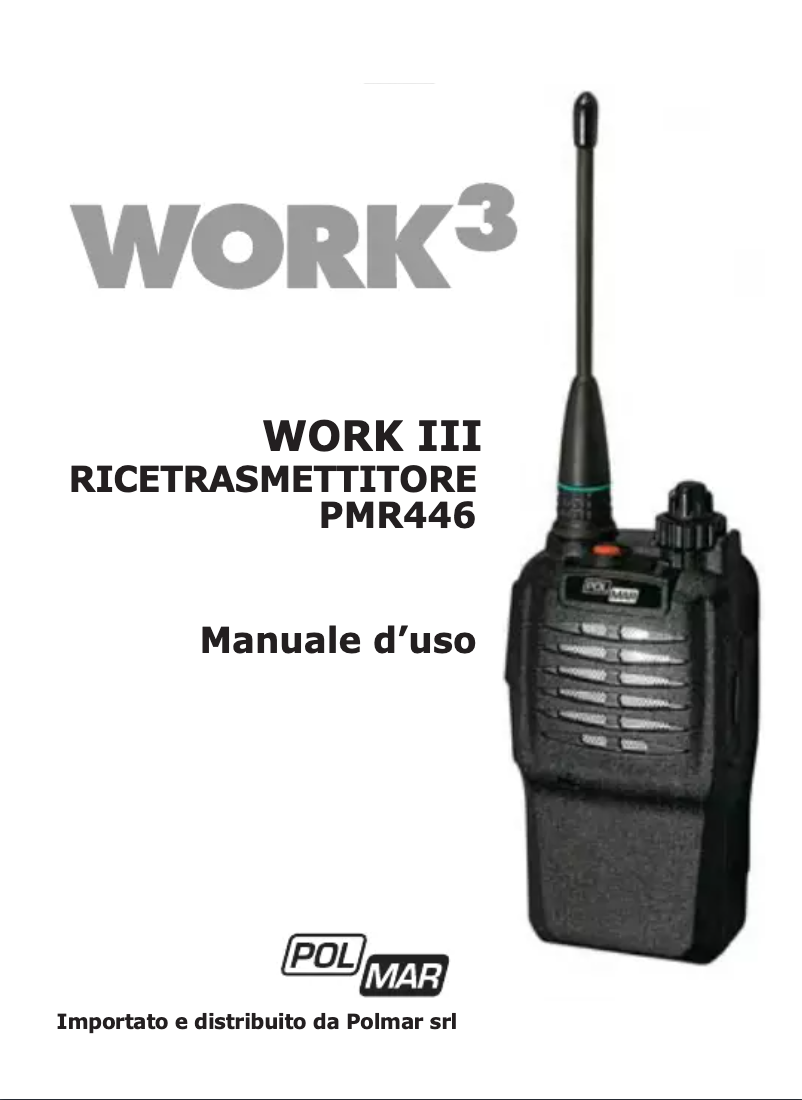 Image de la première page du manuel de l'appareil Work 3