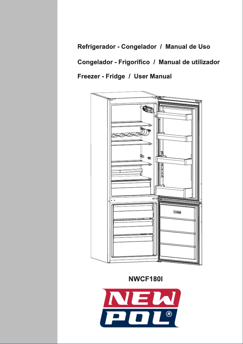 Page 1 de la notice Manuel utilisateur New Pol NWCF180I