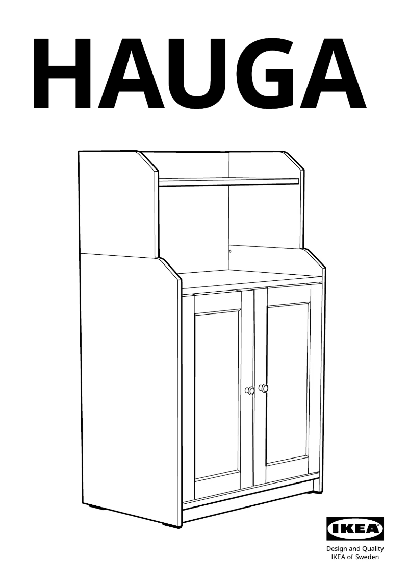 Página 1 del manual Manual de usuario Ikea HAUGA 004.150.71