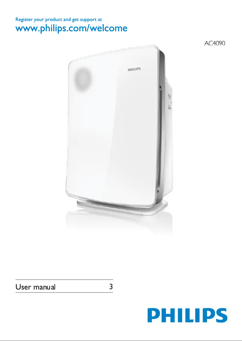 Image de la première page du manuel de l'appareil AC4090