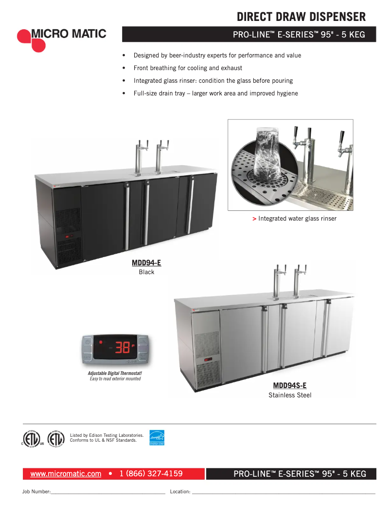 Image de la première page du manuel de l'appareil MDD94S-E