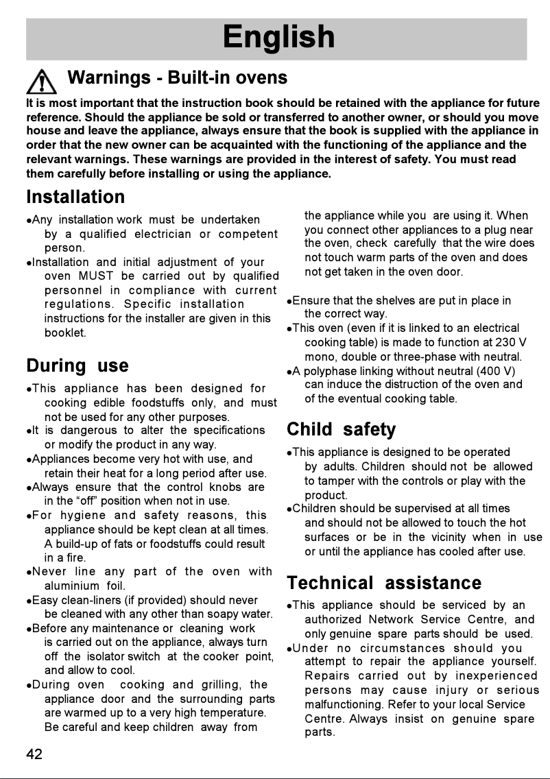 Page 1 de la notice Manuel utilisateur Zanker ZKB7313N