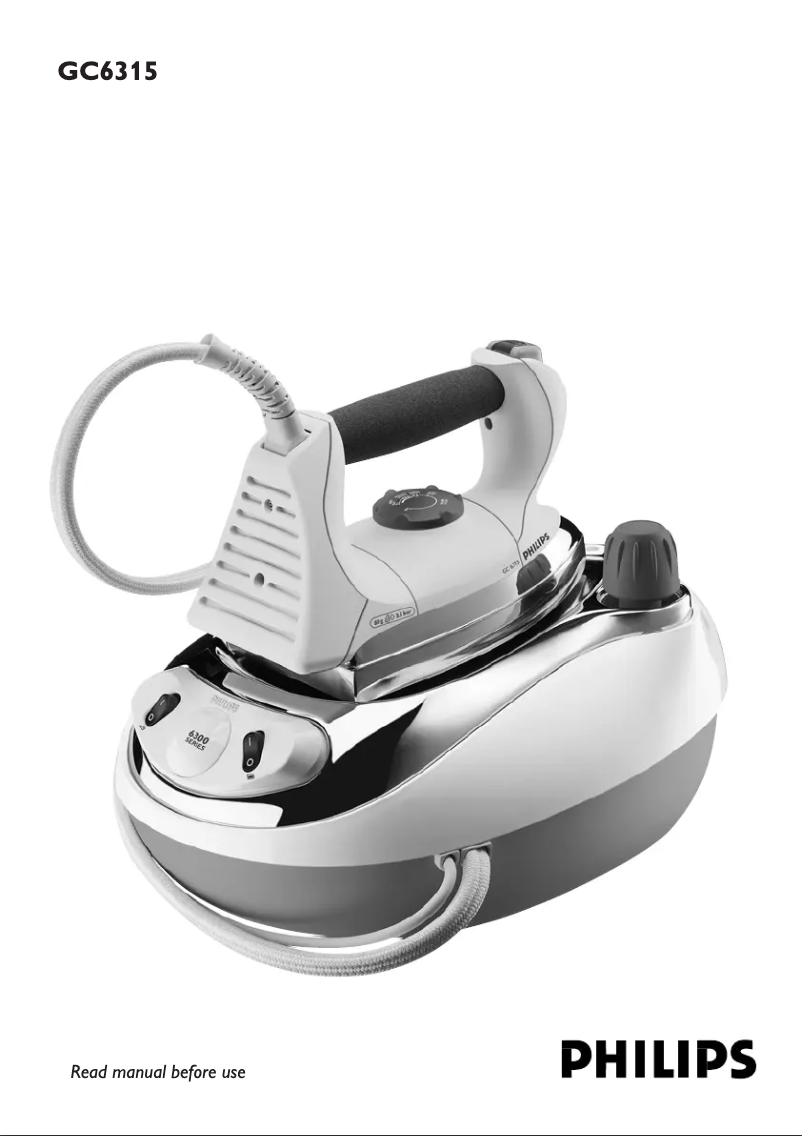 Page n°1 - Manuel utilisateur Philips GC6315