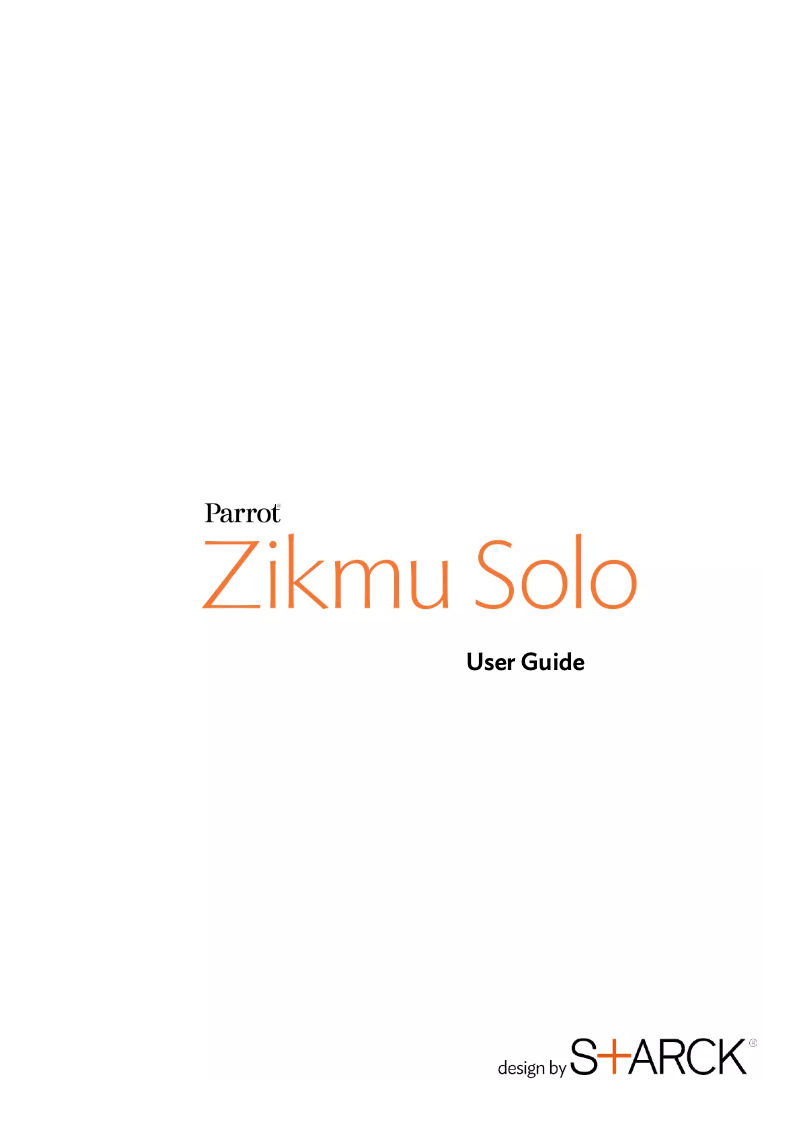 Image de la première page du manuel de l'appareil Zikmu Solo