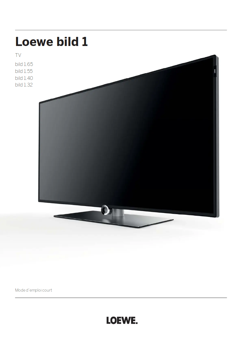 Página 1 del manual Manual de usuario Loewe Bild 1.40