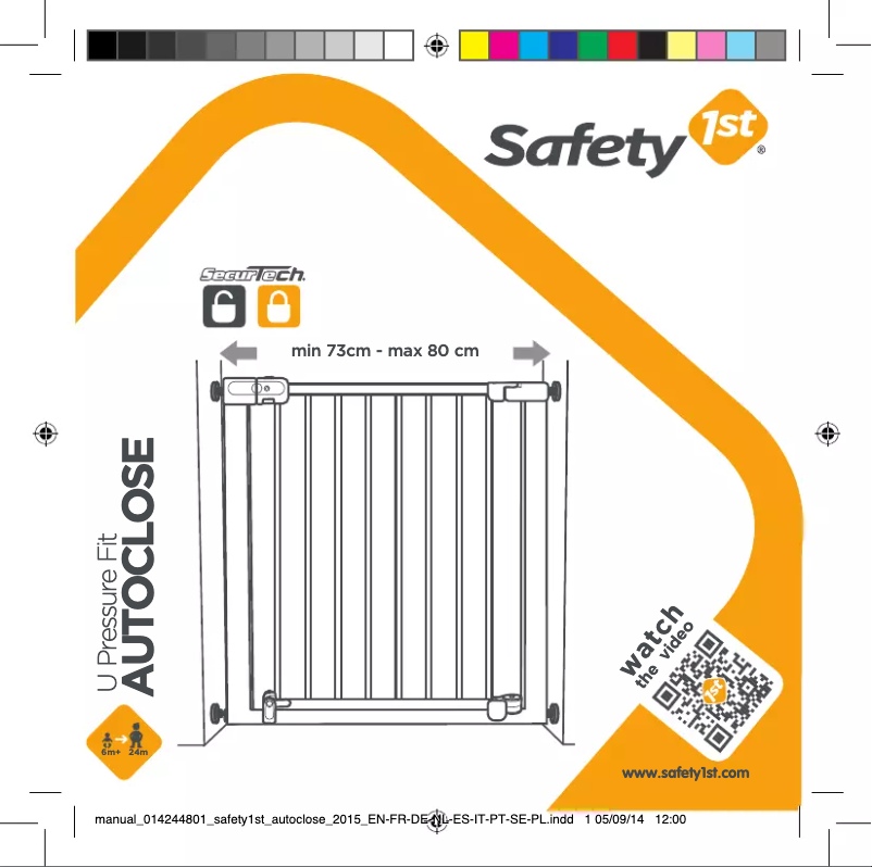 Page 1 de la notice Manuel utilisateur Safety 1st Autoclose