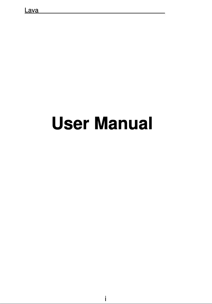 Page 1 de la notice Manuel utilisateur Lava Iris 504q +