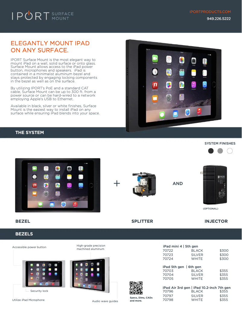 Page 1 de la notice Manuel utilisateur iPort 70796