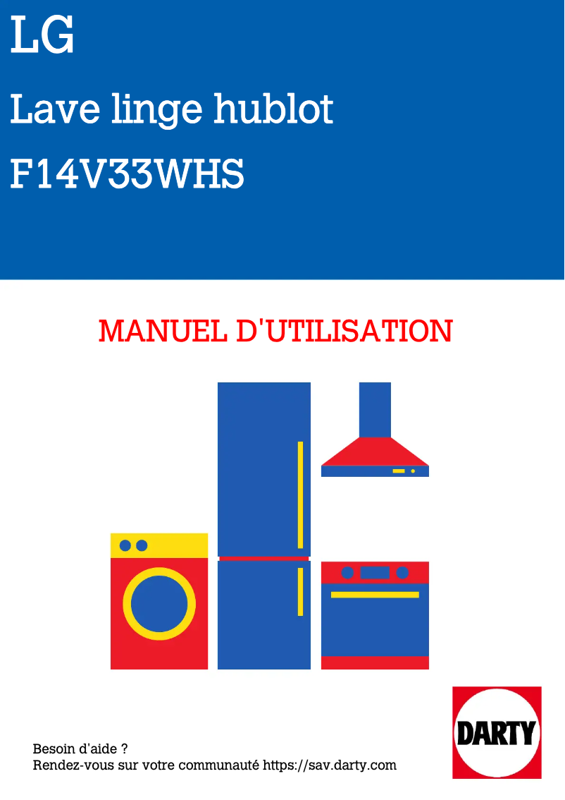 Page n°1 - Manuel utilisateur LG F14V33WHS