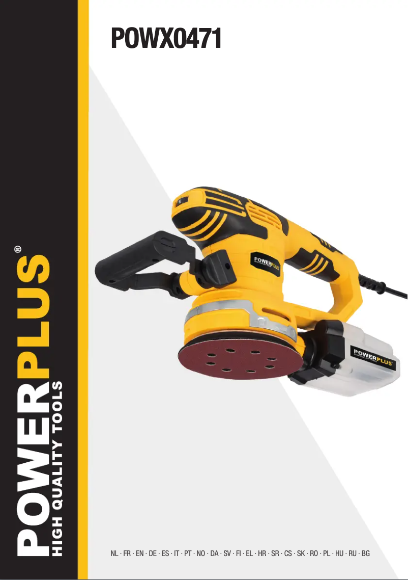 Image de la première page du manuel de l'appareil POWX0471