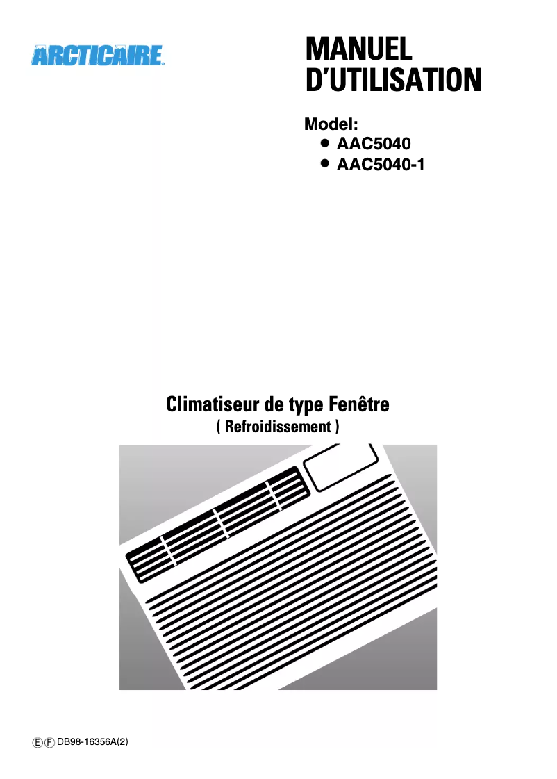 Imagen de la primera página del manual del dispositivo AAC5040