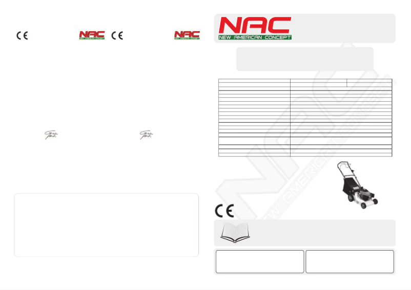 Image de la première page du manuel de l'appareil LP40-139-BR