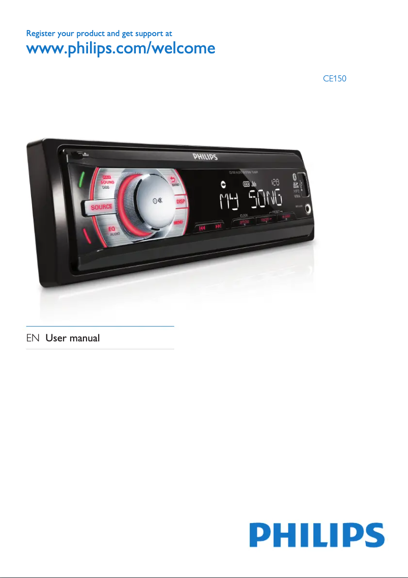 Page n°1 - Manuel utilisateur Philips CE150
