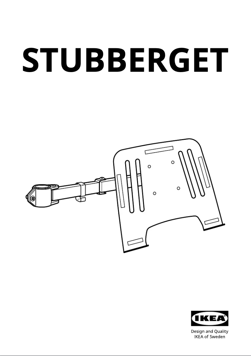 Image de la première page du manuel de l'appareil STUBBERGET 605.598.15