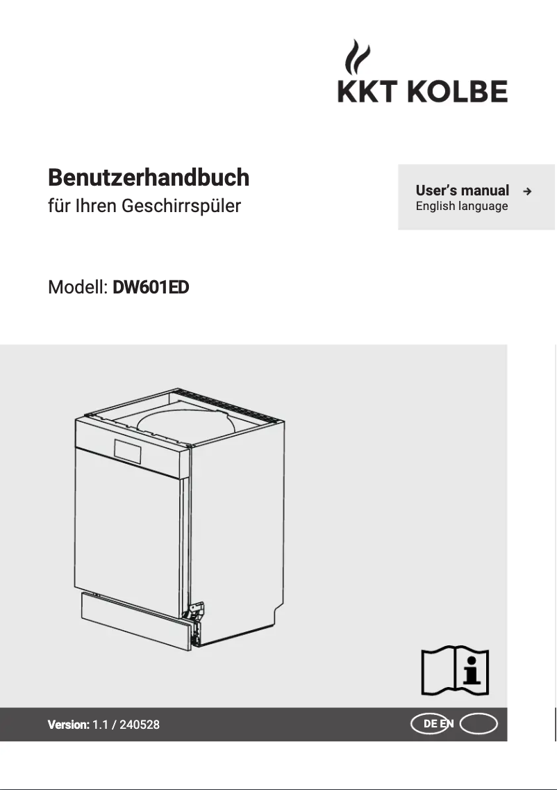 Image de la première page du manuel de l'appareil DW601ED