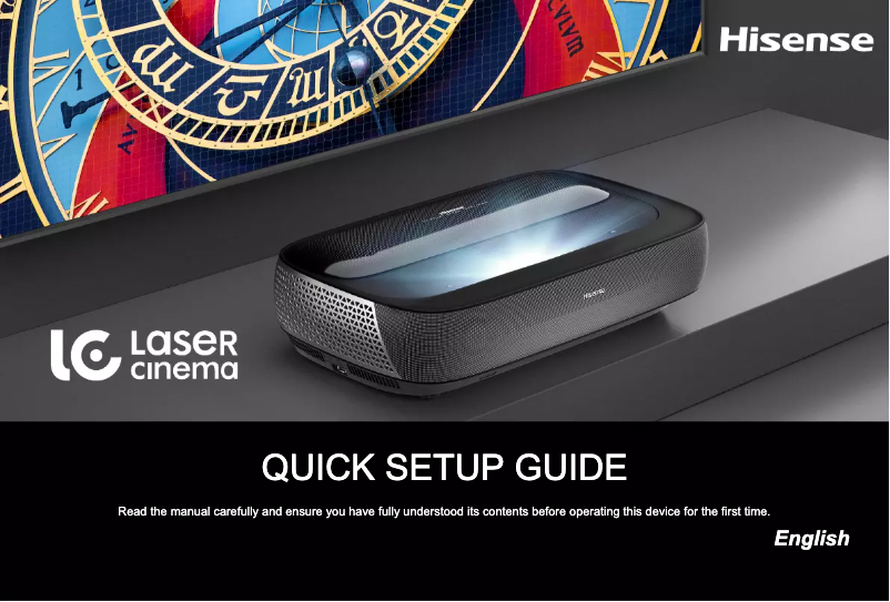 Page n°1 - Manuel utilisateur Hisense 120L9G