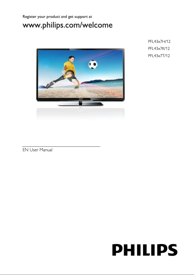 Page 1 de la notice Manuel utilisateur Philips 42PFL4317K