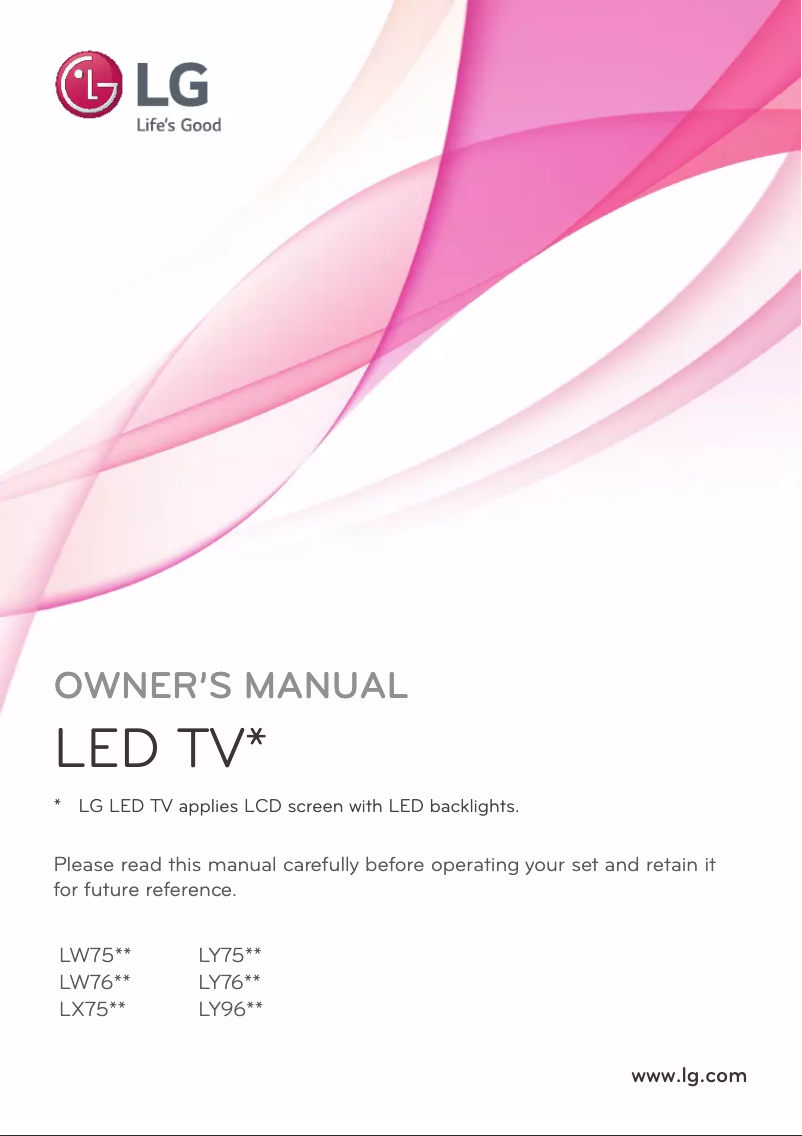 Página 1 del manual Manual de usuario LG 32LW760H