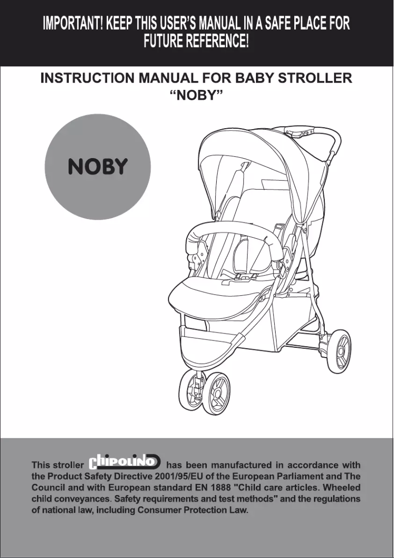 Página 1 del manual Manual de usuario Chipolino Noby