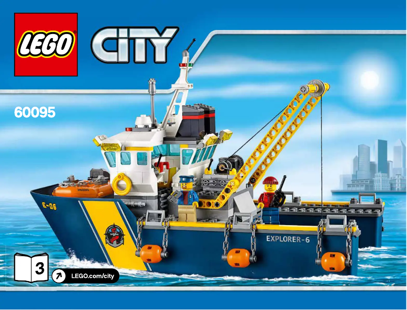 Page 1 de la notice Manuel utilisateur Lego City 60095