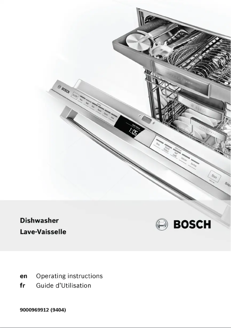 Page 1 de la notice Manuel utilisateur Bosch SHP65T52UC