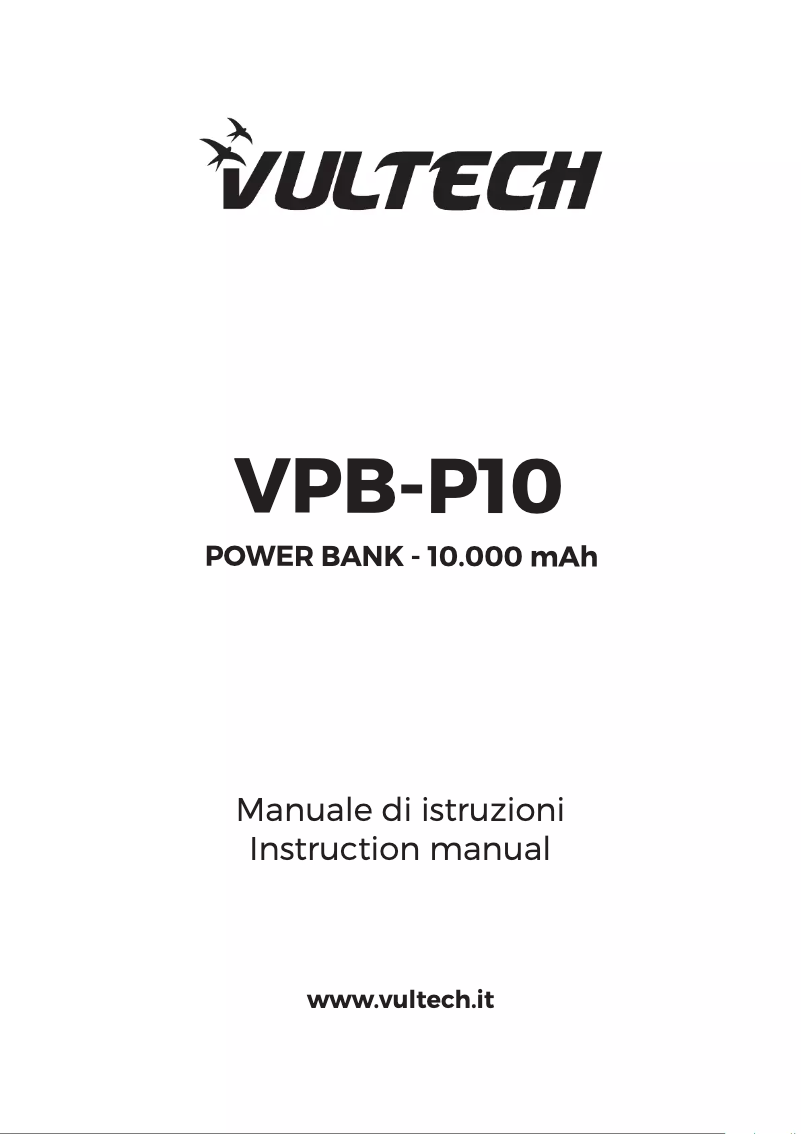 Image de la première page du manuel de l'appareil VPB-P10