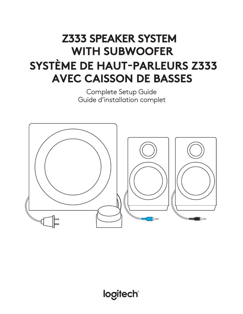 Page n°1 - Manuel utilisateur Logitech Z333