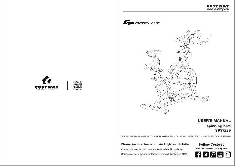 Image de la première page du manuel de l'appareil SP37239
