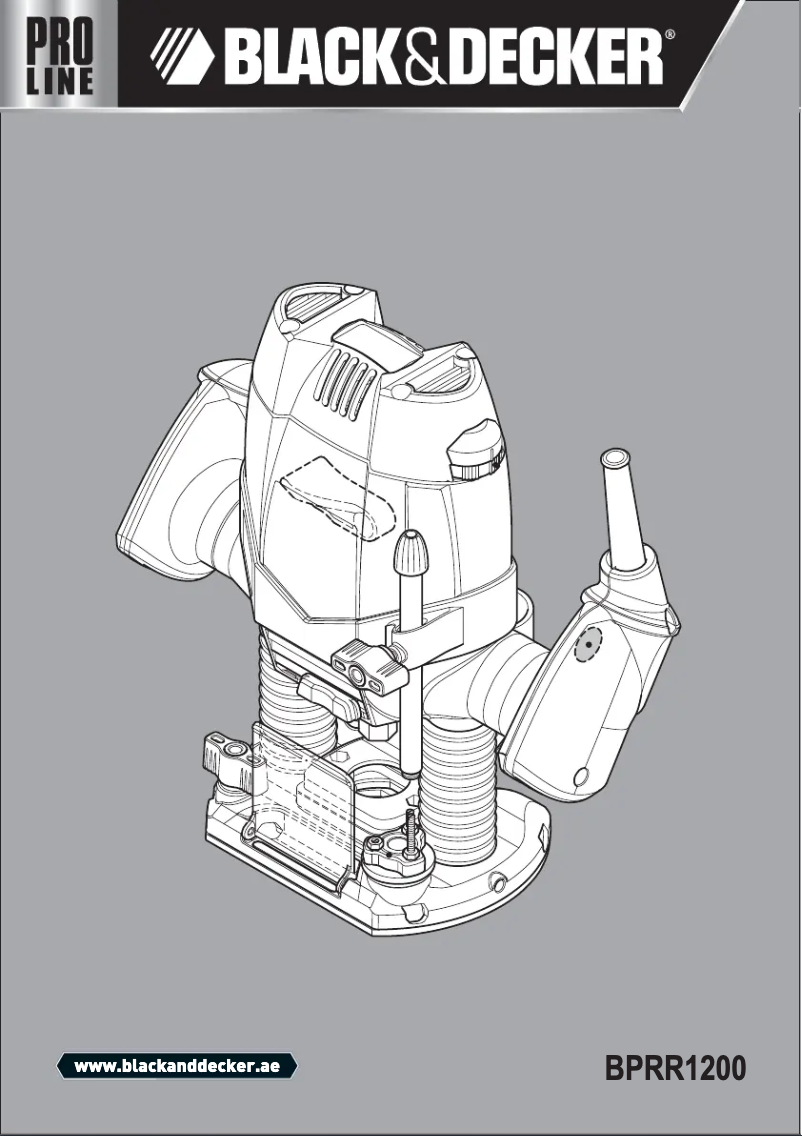 Page 1 de la notice Manuel utilisateur Black & Decker BPRR1200