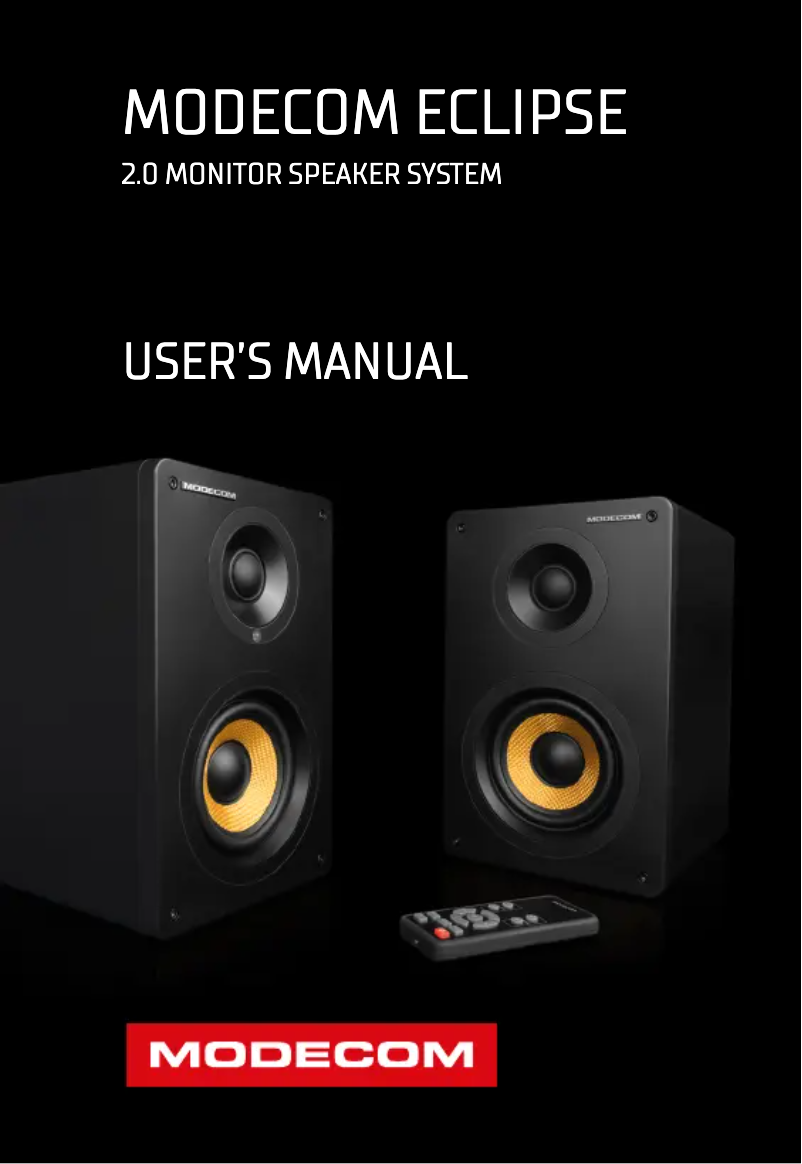 Page 1 de la notice Manuel utilisateur ModeCom Eclipse 180