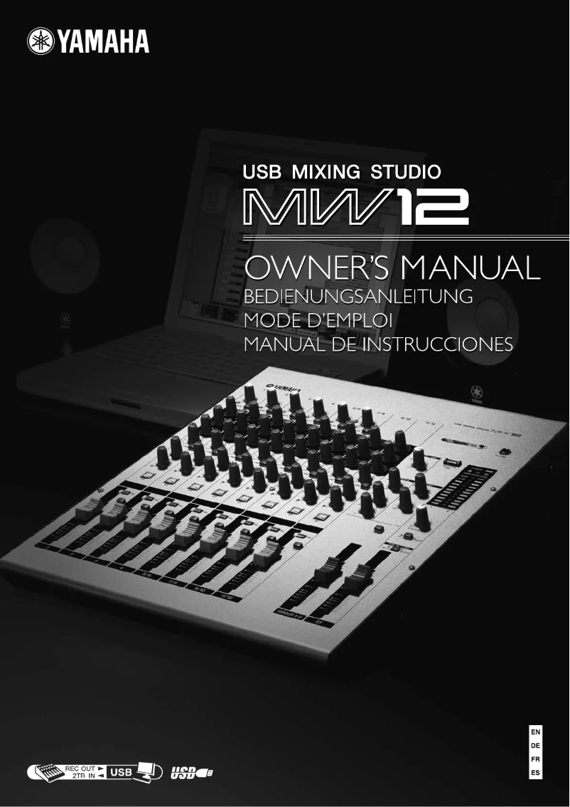 Image de la première page du manuel de l'appareil MW12