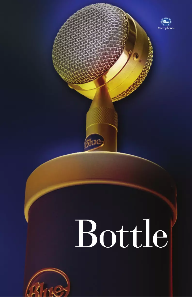 Imagen de la primera página del manual del dispositivo Bottle