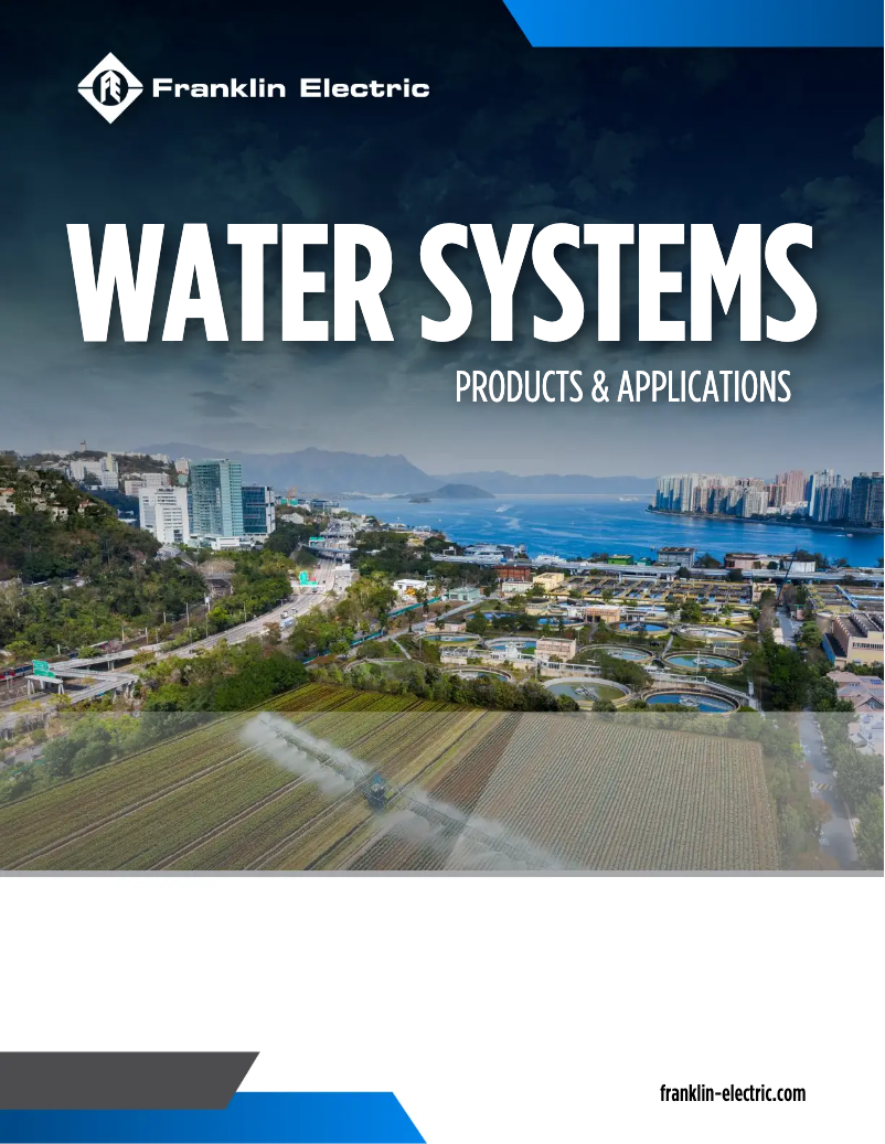 Page n°1 - Manuel utilisateur Franklin Electric 92061501