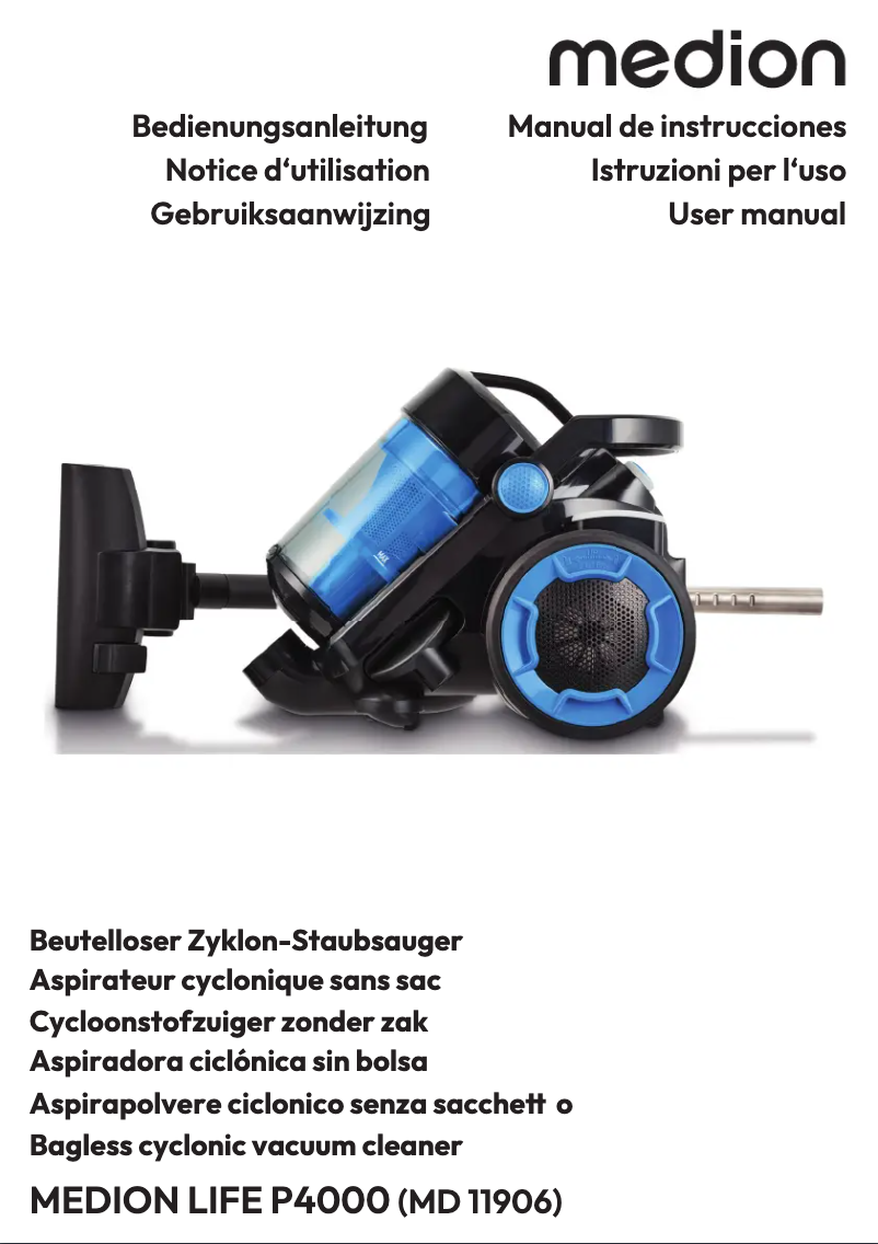 Image de la première page du manuel de l'appareil LIFE P4000 (MD 11906)