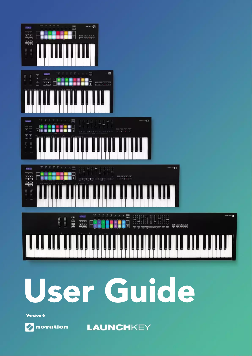 Page n°1 - Manuel utilisateur Novation Launchkey 49